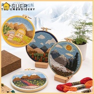 SUER Cross Stitch Kits Sewing accessories Needlework kangaroo Beginners Yarn Embroidery