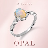 Mizuchol แหวนพลอยโอปอล Opal TIARA OF HOPE RING