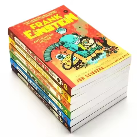 6 Books/set Frank Engstein College Frank Jr. Einstein's Mad World of Science Books for Kids Livres D