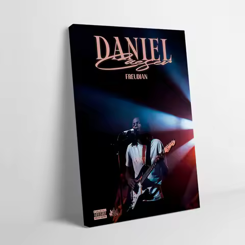 Daniel Caesar - Freudian Poster Customizable Printed Canvas Painting for Pictures Wall Art Decorativ