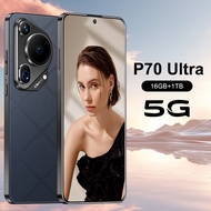 P70 Ultra 5G Smartphone 16GB+1TB 7.3inch 8000mAh Android Phone Camera 72MP+108MP Cellphone