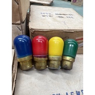 (clearance)green b22 15w colourfilament round bulb