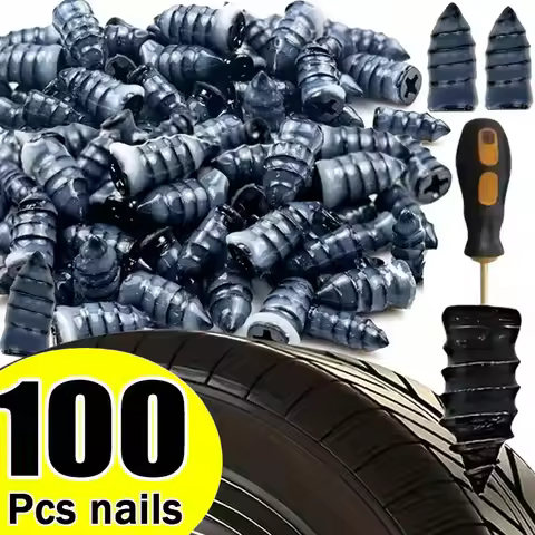 100pcs Automotive Tire Repair Nail Universal Set Automotive Motorcycle Tire Repair Nail Bicycle Tire