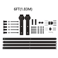 6FT/8FT Rel Pintu Geser Industrial Barn Door Sliding Rel Pintu Sleding