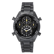 Seiko Prospex Speedtimer Limited Edition Chronograph Stainless Steel Black Dial Solar SFJ007P1 100M Mens Watch