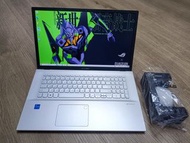 asus k712 17.3吋 i5-1135g7 16g ram 512ssd.win 10.office 2019.
