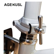 AGEKUSL Bicycle Magnetic Hinge Clamp Plate For Brompton Folding Bike C Clamps