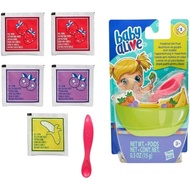 LIMITED STOCK BABY ALIVE POWDERED DOLL FOOD REFILL, BABY ALIVE ACCESSORIES, 5 DOLL FOOD PACKS,