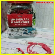 Headset earphone toples + mic zbox megab kabel bulat