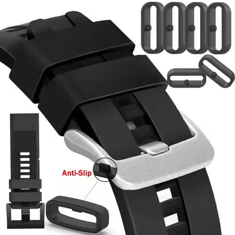 Band Keepers for Garmin Forerunner 945/935/630/235/Fenix 5/6/7 Silicone Watch Band Fastener Rings Se