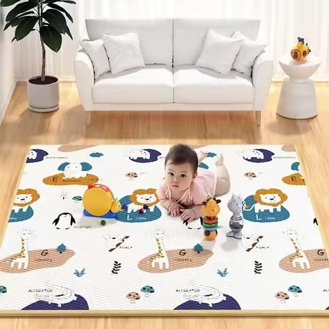 Large Size 200x180cm Baby Play Mat Toys for Children Safety Rug Playmat Developing Mat Baby Room Cra