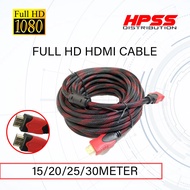 HDMI CABLE 15M/ 20M/ 25M /30M High Speed Plug HDMI Cable 1080P HDTV for PS3/3D UK/MYTV