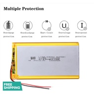 3.7V 10000mAh 1260100 Lithium Polymer Li-Po li ion Rechargeable Battery Lipo cells For Electrograph