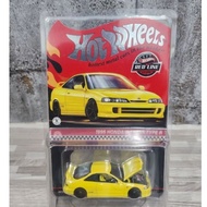 HOTWHEELS RLC HONDA INTEGRA DC2 TYPE R SPIIN YELLOW