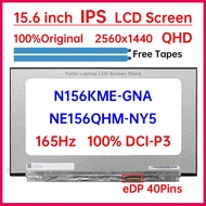 15.6 Inch 165Hz Laptop LCD Screen N156KME-GNA For Asus ROG Zephyrus G15 GA503Q Gaming Display Panel 