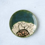 Oribe平板（花籃和波幅）