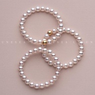 日本akoya天然海水珍珠稀有极光minibaby南洋澳白珍珠戒指送女友Rare natural seawater pearls from Akoya, Japan20241121