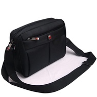 Swissgear Waterproof Canvas Crossbody Sports Travel Mens Messenger Bag