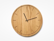 [FudFudAR] ฝุด-ฝุด-อะ นาฬิกาไม้แท้ แบบที่ 10 I นาฬิกาแขวนผนัง เข็มสีดำ เดินเงียบ นาฬิกาไม้สน ไม้สนนอก wooden wall clock มินิมอล Minimal นาฬิกามินิมอล