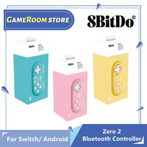 8BitDo Zero 2 Bluetooth Gamepad Switch Controller Compatible for Nintendo Switch Windows Android mac