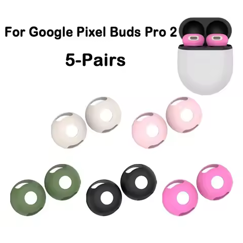 5Pairs New Silicone Eartips Anti-slip Replacement Earpods Cover Headphone Accessories Ear Cover for 