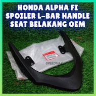 ALPHA FI SPOILER L-BAR REAR HANDLE SEAT BAR BELAKANG OEM [ 50400-K03-N30 ]