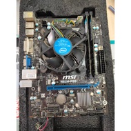 i5 -4460 3.2GHZ MSI H81M-P33 Motherboard DDR3 16GB RAM(USED)