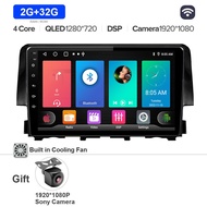 🥇【Hot Sale】🥇Android 13 For Honda Civic 2016 - 2020 Car Radio Stereo Multimedia Video Player Navigation GPS Wireless Carp