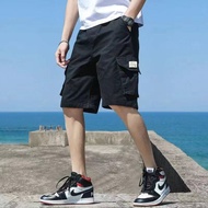 John Boys' shorts summer high-end trend Korean version plus-size loose five quarter pants casual sports cargo shorts men's summer