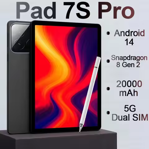 New Global Version Pad 7S Pro Original Android 14 22GB 2TB Tablet Snapdragon 8 gen 2 GPS 5G WiFi HD
