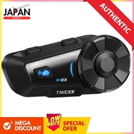 TNICER Bike Intercom G1EX Intercom Bluetooth 5.2 Intercom for Motorcycle Communication Device with 6