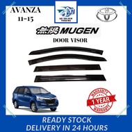 Toyota Avanza 2011 2012 2013 2014 2015  MUGEN DOOR VISOR AIR PRESS SUN VISOR PROTECTION ACCESSORIES(