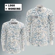 [FREE CUSTOM] Batik Corporate Shirt 005A | Sublimation Corporate Polysoft