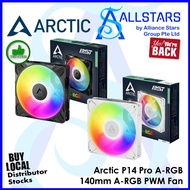 ARCTIC P14 Pro A-RGB (Black/White) 140mm ARGB Fan (ACFAN00315A/ACFAN00318A) (Warranty 6years with Te