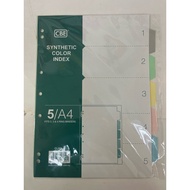 CNE Warna Index  Plastic color Index Divider CL 905-5