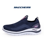 Skechers_สเก็ตเชอร์ส GOWALK รองเท้าผู้หญิง รองเท้าผ้าใบ Women Sport Arch Fit DLux Key Journey Shoes 
