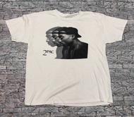 High Street Tupac Portrait Rapper Hip-Hop Oversize Loose Simple Short Sleeve T-Shirt 6Faf 2Ba3