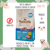 Yawaraha +กลูโคซามีน 600 กรัม (สีฟ้า) สูตร Low-fat อาหารสุนัขเกรดพรีเมี่ยมจากญี่ปุ่น