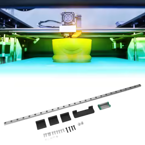 3D Printer Linear Rail High Carbon Cr Steel X Axes Linear Rail Guide Kit for Neptune 3 Max 4 Max