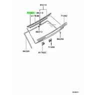 backglass upper moulding lancer itlog evo 1-3 1993-1996