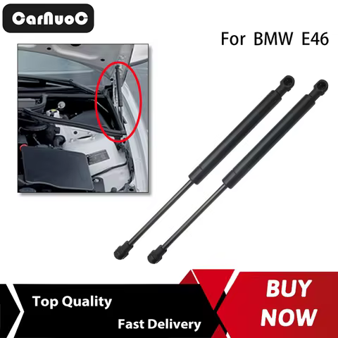2PCS Car Bonnet Hood Lift Supports Shock piston Struts For BMW E46 323Ci 323i 325i 328i 330Ci 512382