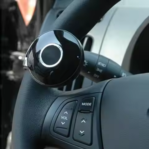 Car Auto Mini Multifunctional Steering Wheel Booster Spinner Handle Knob Ball Auxiliary Device