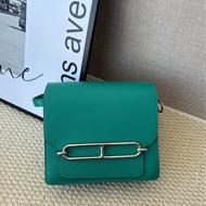 Hermes mini Roulis 維羅納綠銀扣