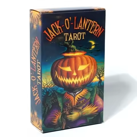 10.3*6cm Jack-O-Lantern Tarot Tarot Deck Card Games 78 Pcs Cards Board Game