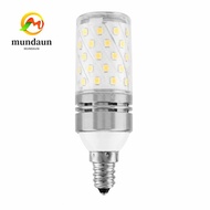 MUNDAUN LED Bulbs, E12 12W Corn Bulbs, Decorative AC 85-265V Warm White  PC Shade LED Chandelier Bul