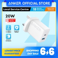 Anker Charger PD 20W Fast Charging Dual-Port USB Charger Compact Charger Travel Adapter A2348