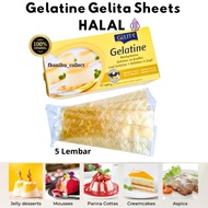 Gelatin Gelita Sheet HALAL 5 Sheets BPOM