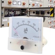 Xguli DC Pointer Ammeter  Panel Meter Easy Installation 85C1- A 0 to 500UA ABS Material Measuring Ci