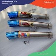 DAENG 4 Exhaust /NLK /KOU canister only Pipe Xrm 110 Xrm 125 /Wave 110 Wave 125 Smash 115 Fury Mio i