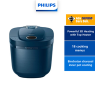 {NEW] Philips Low Carb Rice Cooker 5000 Series HD4814 | Reduce up to 48% Sugar | 2-in-1 SUS304 Food 